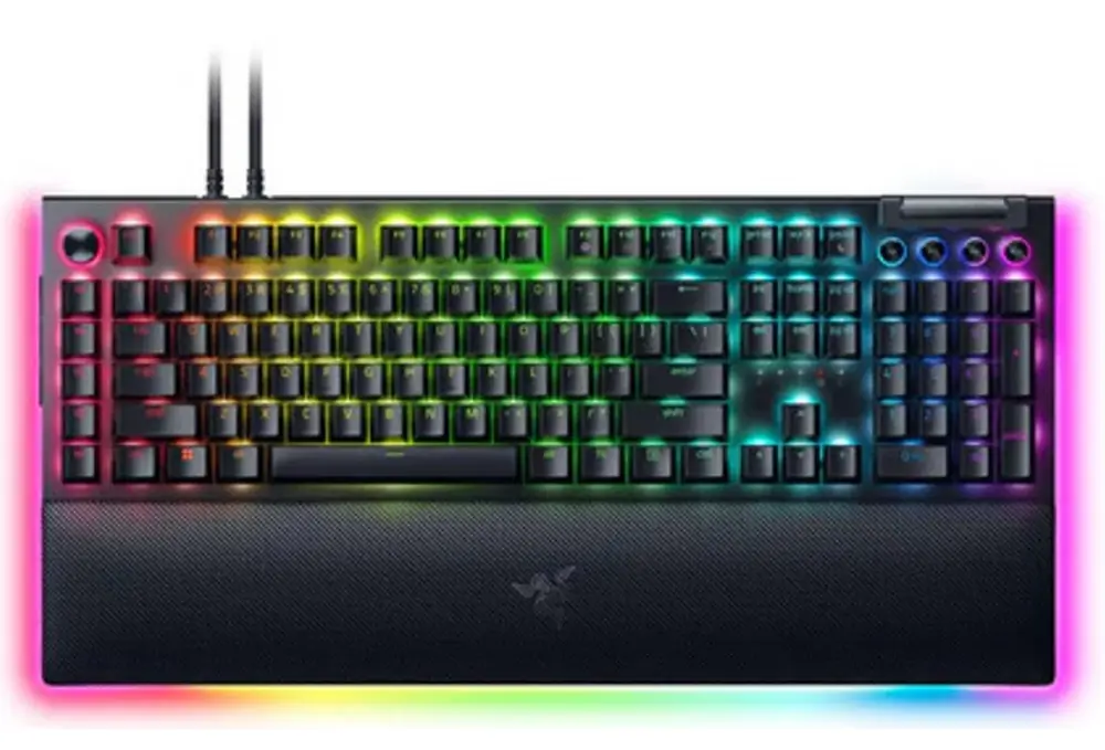Razer BlackWidow V4 Pro US fekete (green switch) gamer billentyűzet