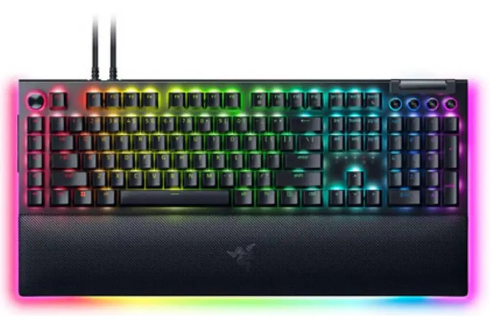 Razer BlackWidow V4 Pro US fekete (yellow switch) gamer billentyűzet