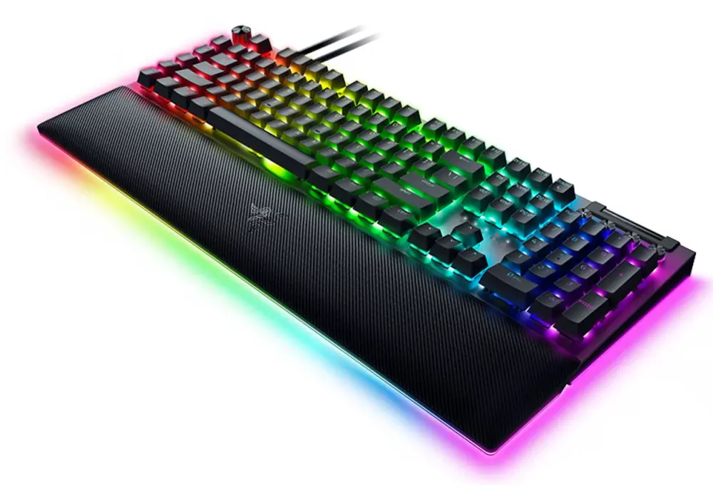 Razer BlackWidow V4 Pro US fekete (yellow switch) gamer billentyűzet