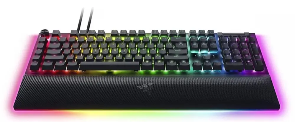 Razer BlackWidow V4 Pro US fekete (yellow switch) gamer billentyűzet