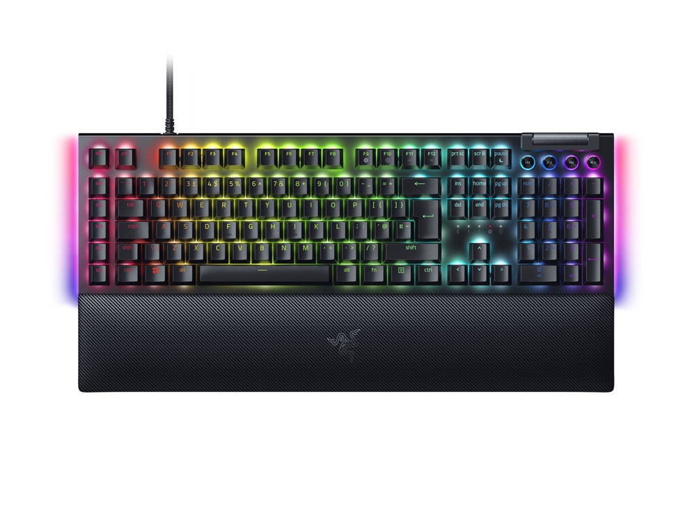 Razer BlackWidow V4 UK fekete (green switch) gamer billentyűzet
