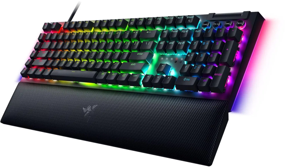 Razer BlackWidow V4 US fekete (green switch) gamer billentyűzet