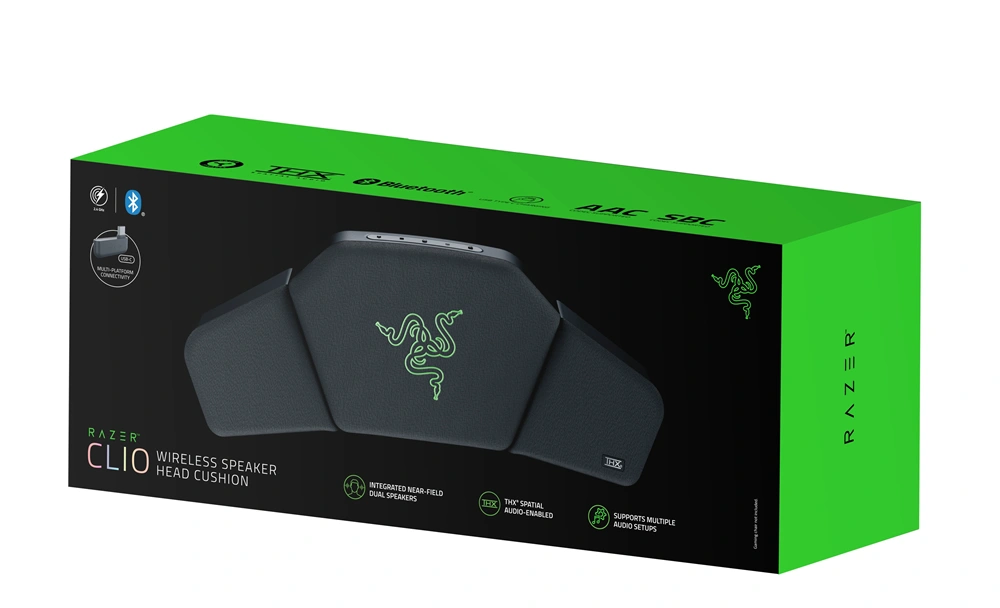 Razer Clio hangszórós fejpárna