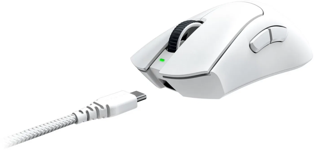 Razer DeathAdder V3 Pro fehér vezeték nélküli gamer egér
