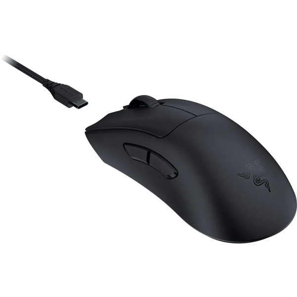 Razer DeathAdder V3 Pro fekete vezeték nélküli gamer egér + HyperPolling vezeték nélküli vevő