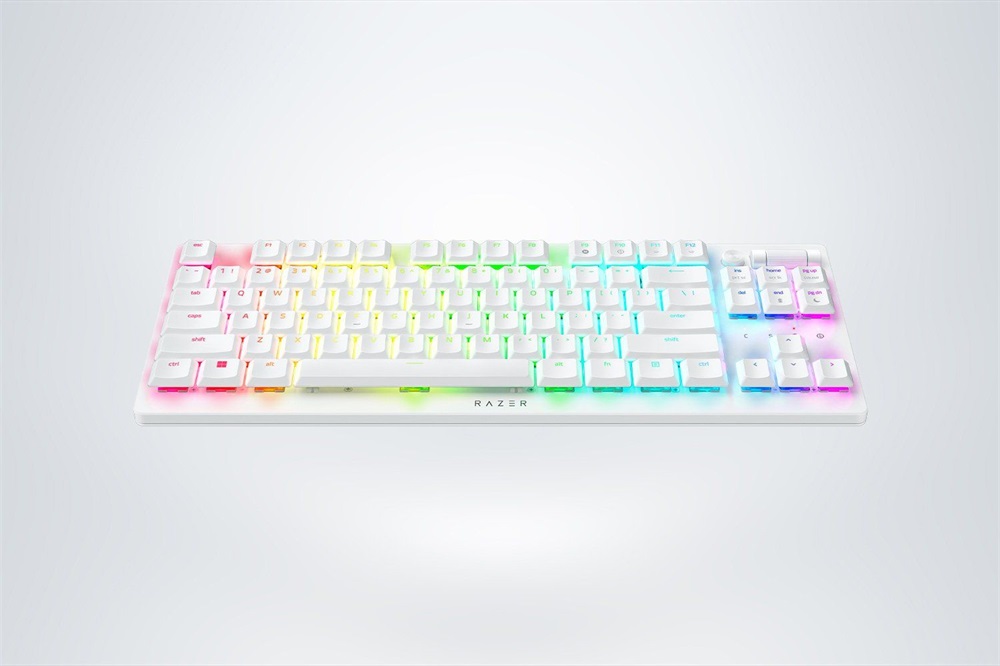 Razer DeathStalker V2 Pro TKL US vezeték nélküli fehér (Red switch) billentyűzet