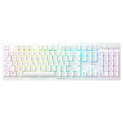 Razer DeathStalker V2 Pro US vezeték nélküli fehér (Purple switch) billentyűzet