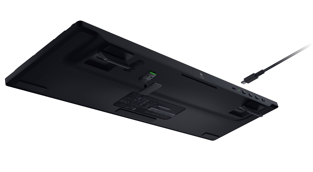 Razer DeathStalker V2 Pro US vezeték nélküli fekete (Purple switch) billentyűzet