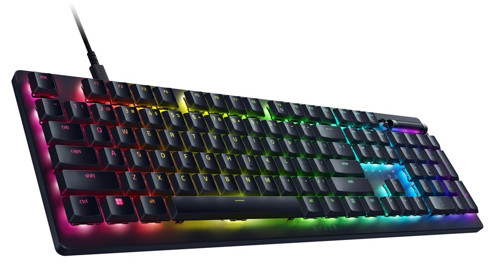 Razer DeathStalker V2 US fekete (Purple switch) billentyűzet