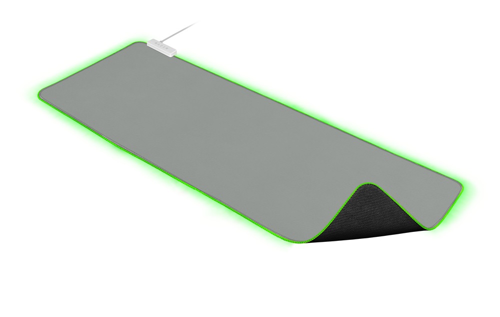 Razer Goliathus Chroma Extended Mercury világító fehér egérpad