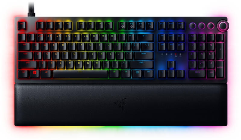 Razer Huntsman V2 (Analog Switch) US RGB fekete gamer billentyűzet