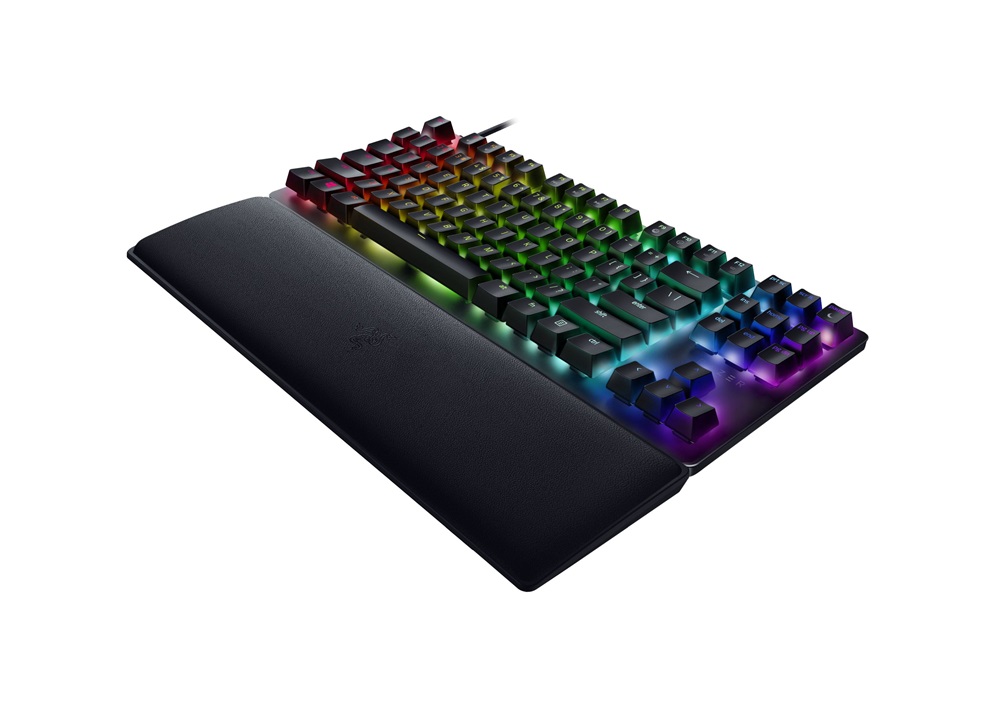 Razer Huntsman V2 TKL UK fekete (red switch) gamer billentyűzet