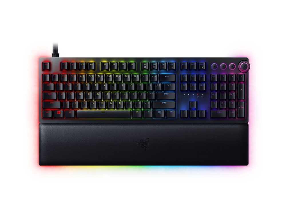 Razer Huntsman V2 UK fekete (analog switch) gamer billentyűzet