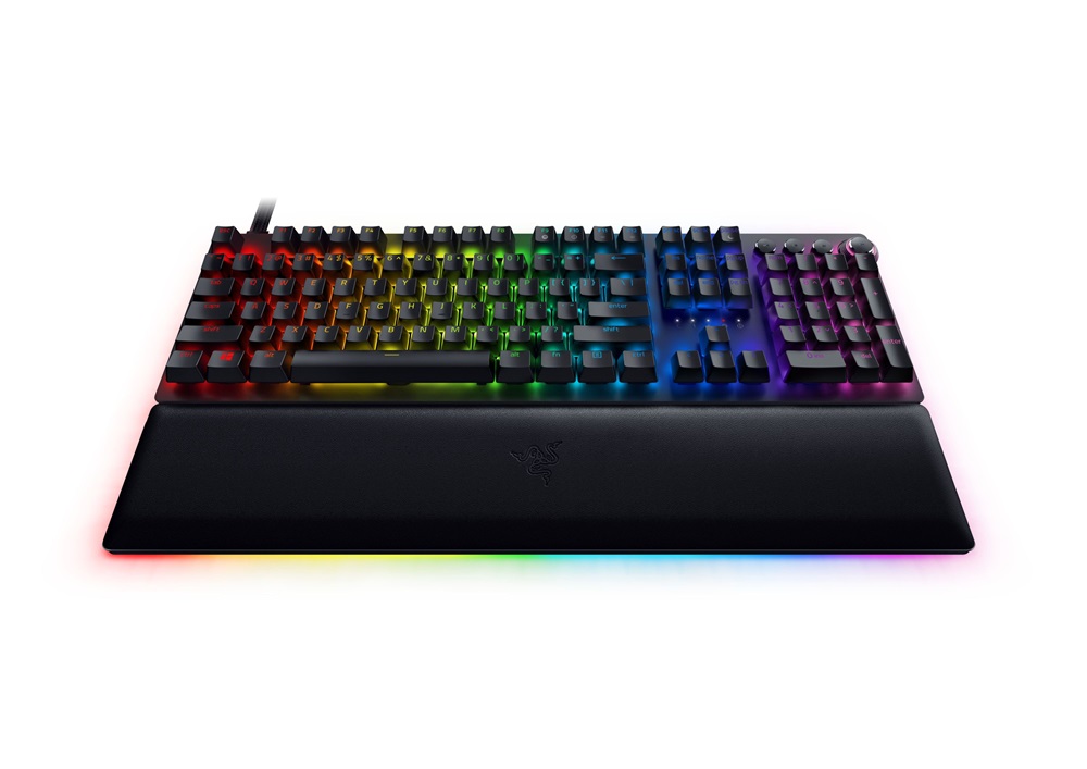 Razer Huntsman V2 UK fekete (analog switch) gamer billentyűzet