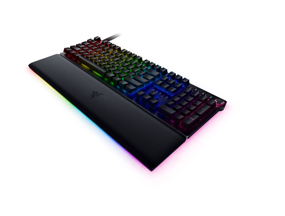 Razer Huntsman V2 UK fekete (analog switch) gamer billentyűzet