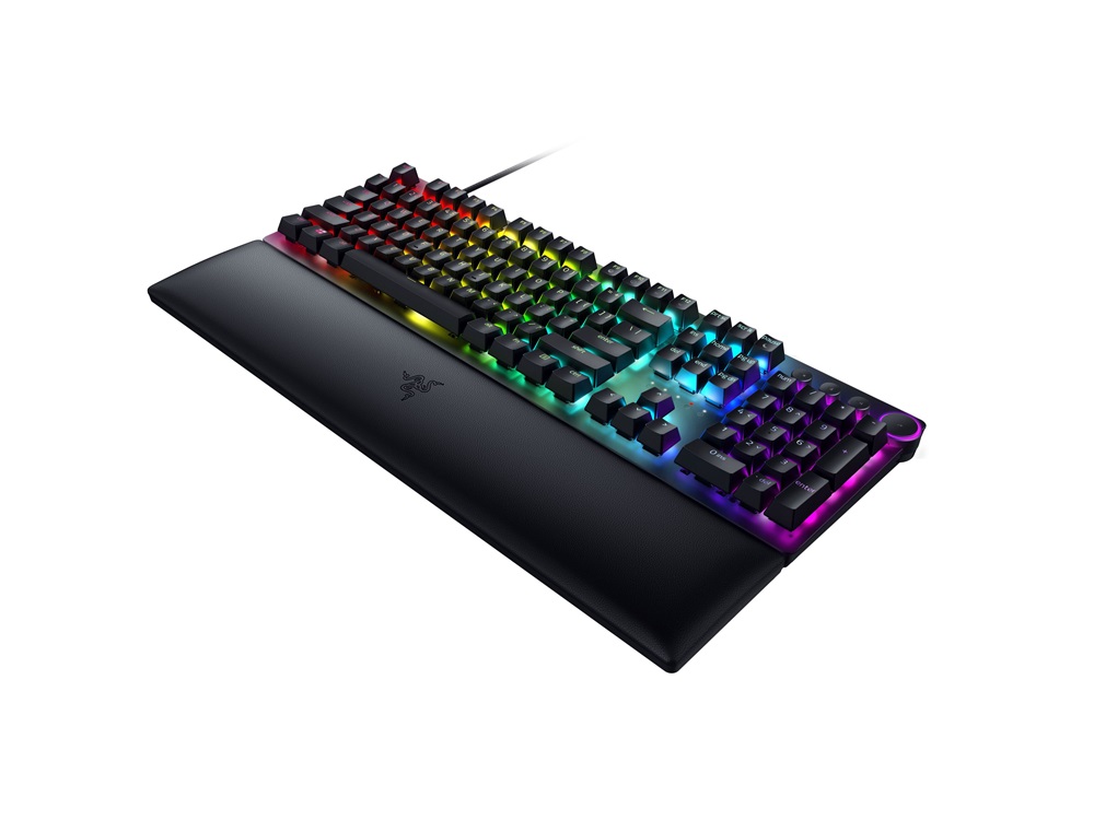 Razer Huntsman V2 UK fekete (red switch) gamer billentyűzet