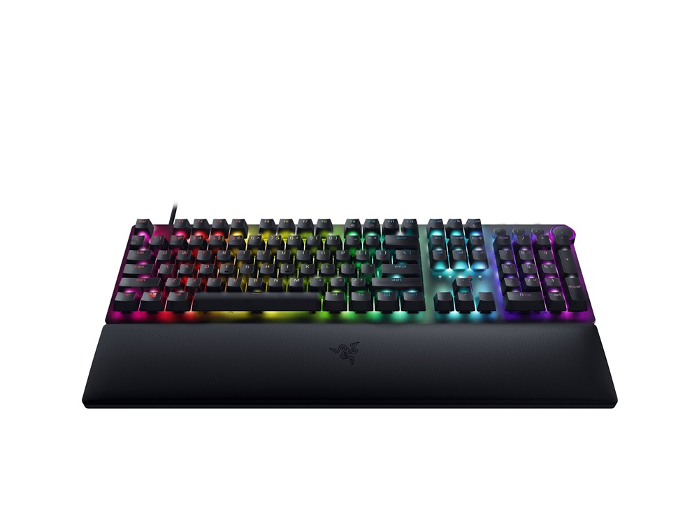Razer Huntsman V2 UK fekete (red switch) gamer billentyűzet