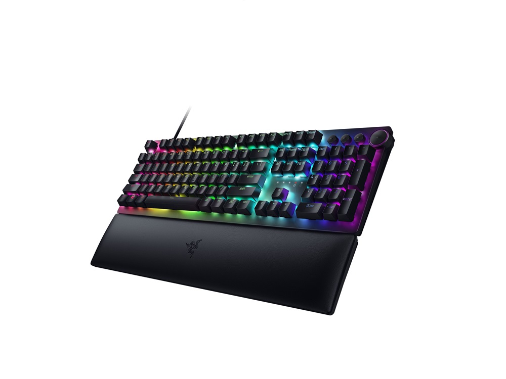 Razer Huntsman V2 UK fekete (red switch) gamer billentyűzet