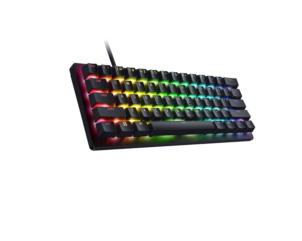 Razer Huntsman V3 Pro Mini UK fekete (analog switch) gamer billentyűzet