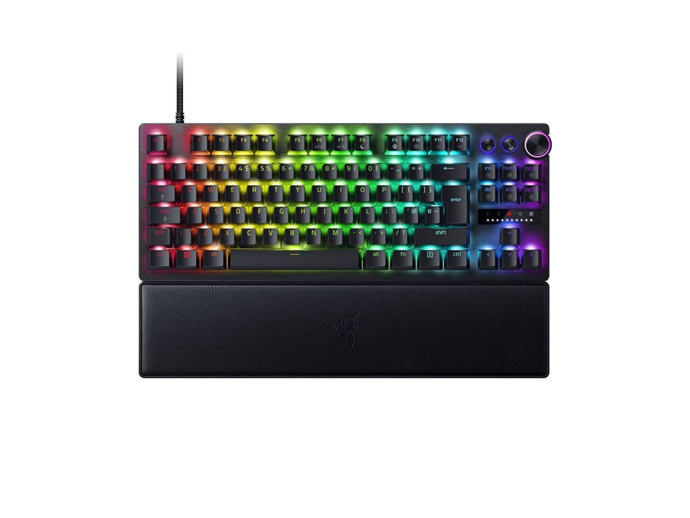 Razer Huntsman V3 Pro TKL UK fekete (analog switch) gamer billentyűzet