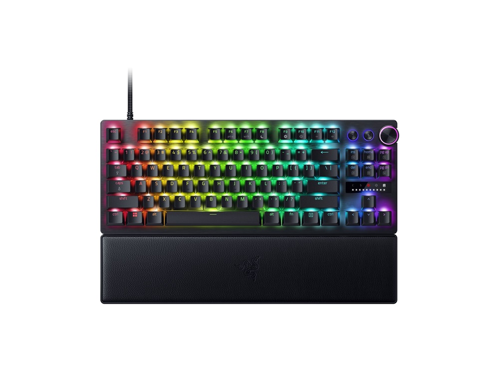 Razer Huntsman V3 Pro TKL UK fekete (analog switch) gamer billentyűzet