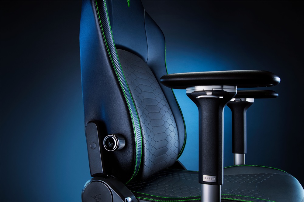 Razer Iskur V2 fekete-zöld gamer szék