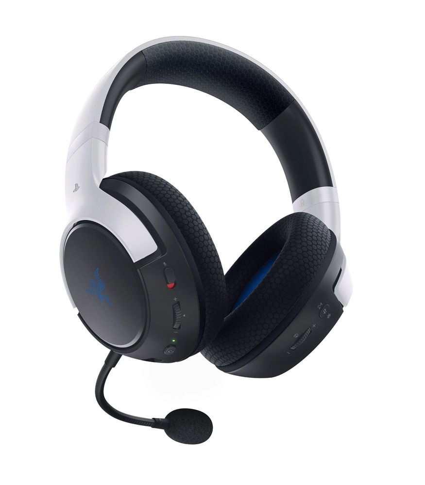 Razer Kaira Hyperspeed for Playstation fehér gamer headset