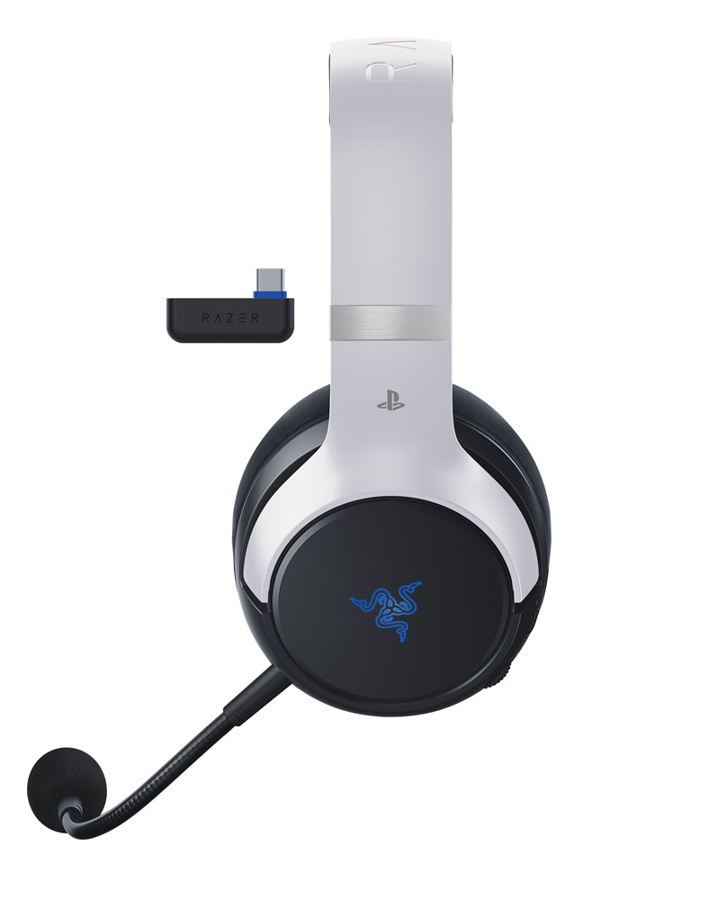 Razer Kaira Pro Hyperspeed for Playstation fehér gamer headset