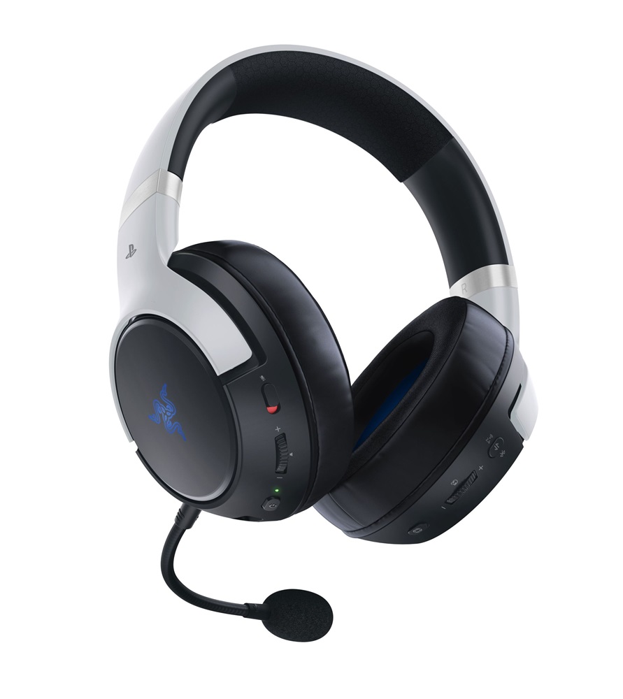 Razer Kaira Pro Hyperspeed for Playstation fehér gamer headset