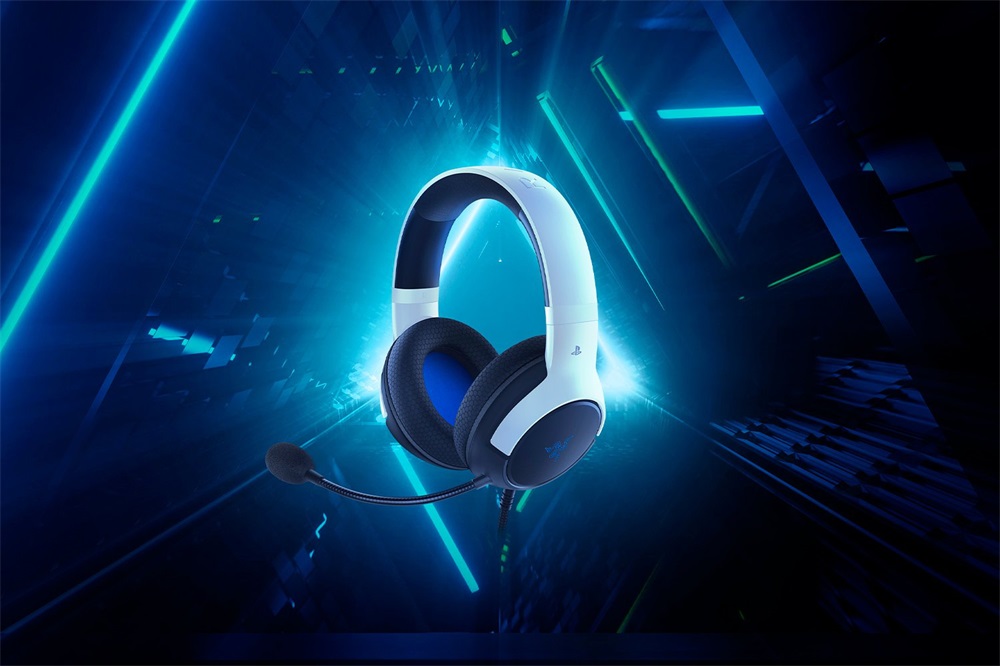 Razer Kaira X for Playstation fehér gamer headset