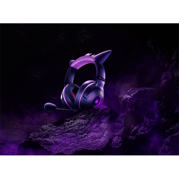 Razer Kraken Kitty V2 - Pokémon Gengar Ed. lila headset