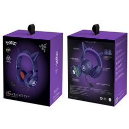 Razer Kraken Kitty V2 - Pokémon Gengar Ed. lila headset