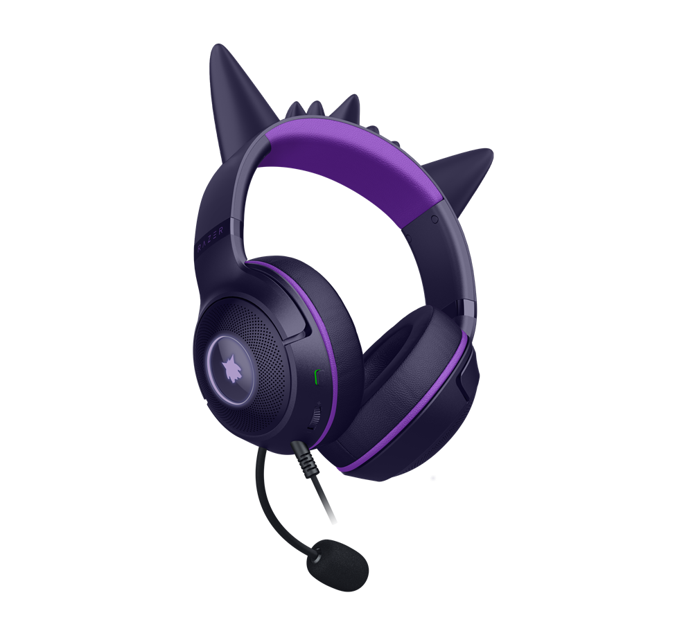 Razer Kraken Kitty V2 - Pokémon Gengar Ed. lila headset