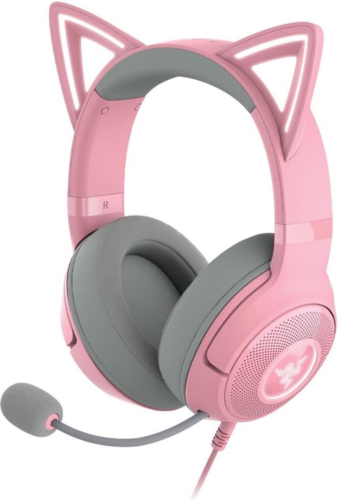 Razer Kraken Kitty V2 USB rózsaszín gamer headset