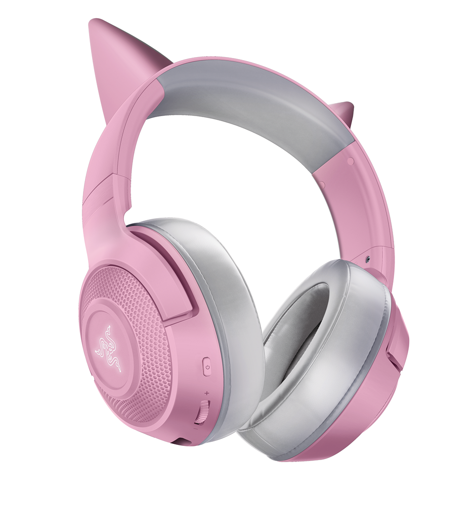 Razer Kraken Kitty V2 rózsaszín vezeték nélküli gamer fejhallgató (Újracsomagolt)