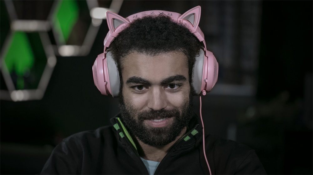 Razer Krakenhez rózsaszín cicafülek