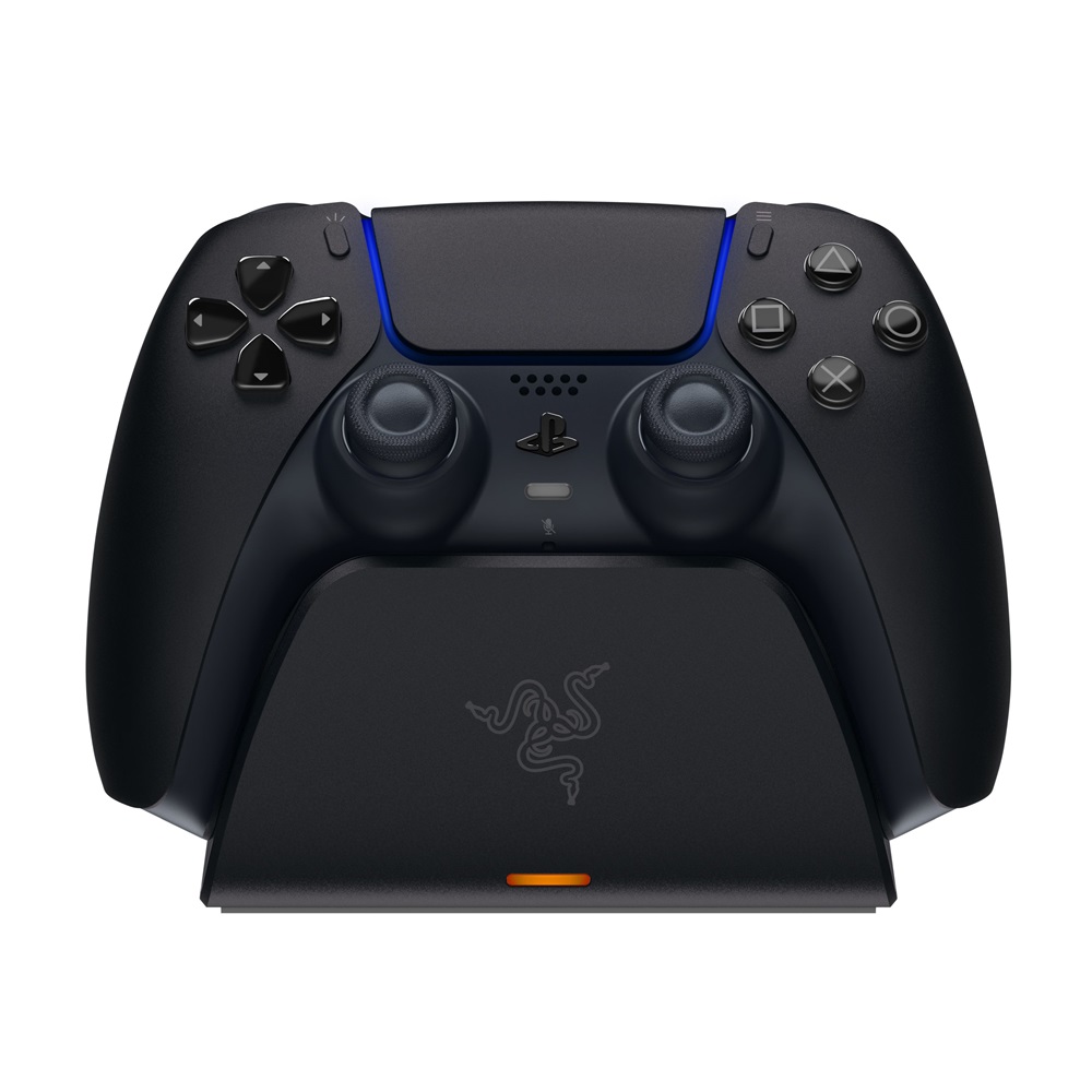 Razer RC21-01900200-R3M1 PS5 kontrollerhez fekete (Carbon Black) univerzális kontroller gyorstöltő