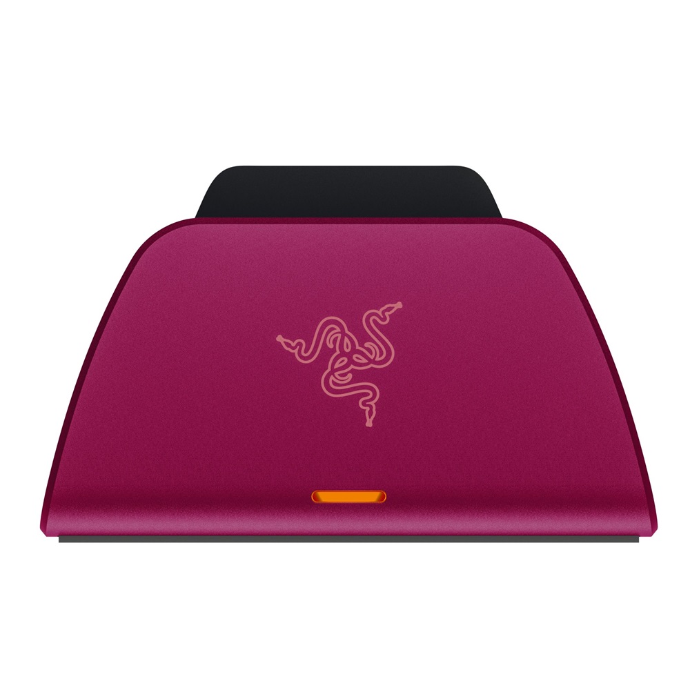 Razer RC21-01900300-R3M1 PS5 kontrollerhez piros (Cosmic Red) univerzális kontroller gyorstöltő