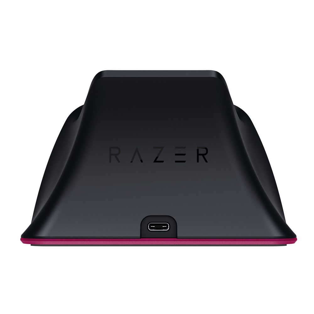 Razer RC21-01900300-R3M1 PS5 kontrollerhez piros (Cosmic Red) univerzális kontroller gyorstöltő