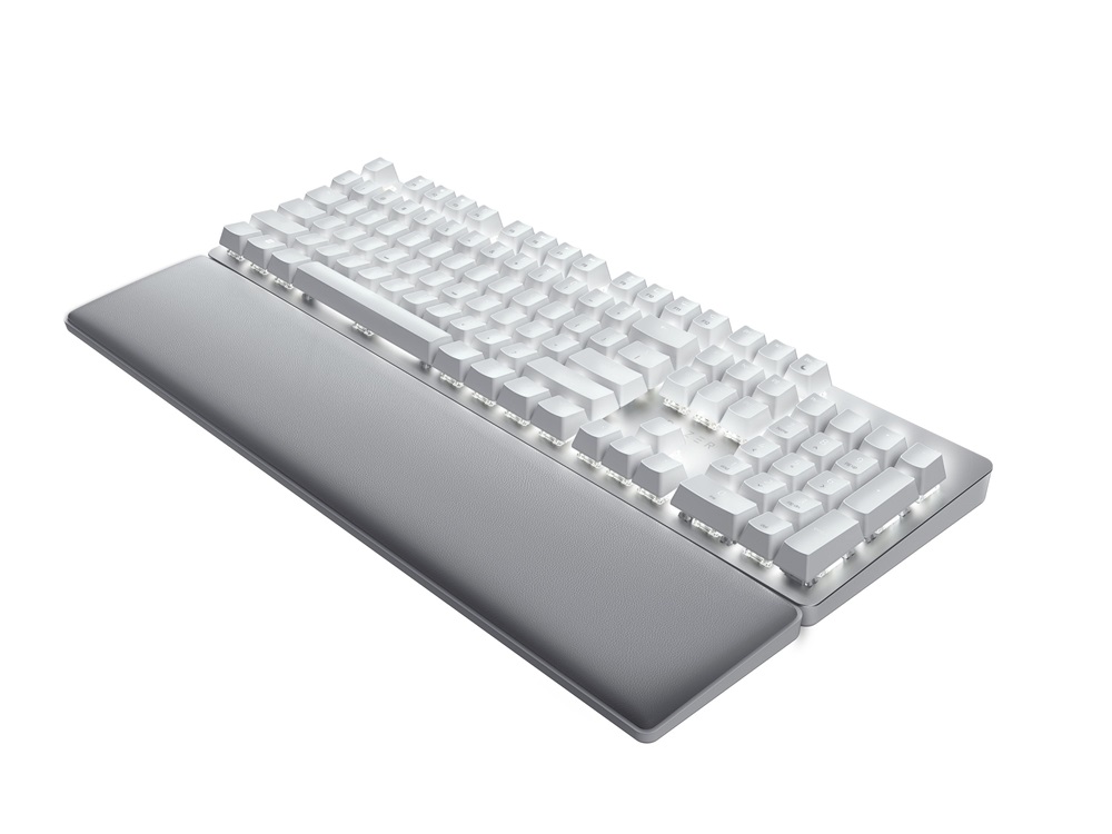 Razer Pro Type Ultra UK fehér (yellow switch) gamer billentyűzet