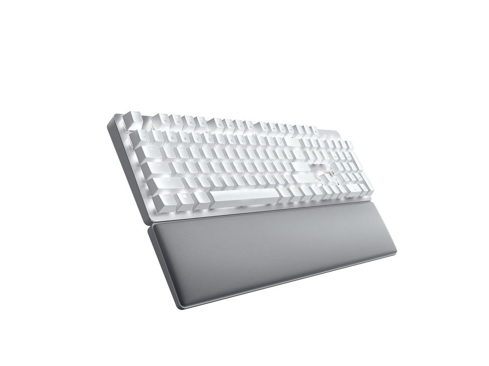 Razer Pro Type Ultra UK fehér (yellow switch) gamer billentyűzet