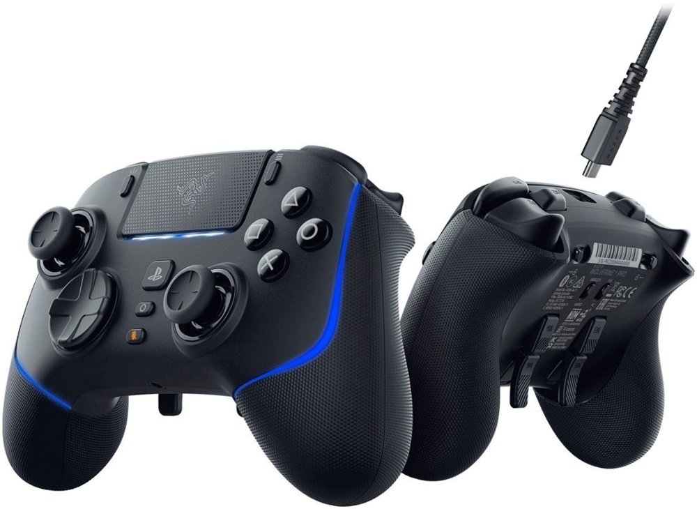 Razer RZ06-04710100-R3G1 Wolverine V2 Pro (PlayStation Licensed) PC/PS5 vezetékes és vezeték nélküli fekete kontoller