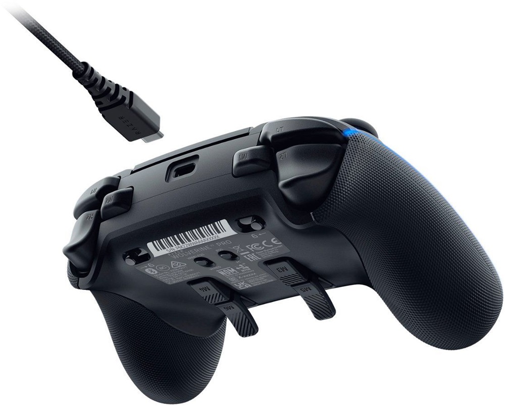 Razer RZ06-04710100-R3G1 Wolverine V2 Pro (PlayStation Licensed) PC/PS5 vezetékes és vezeték nélküli fekete kontoller