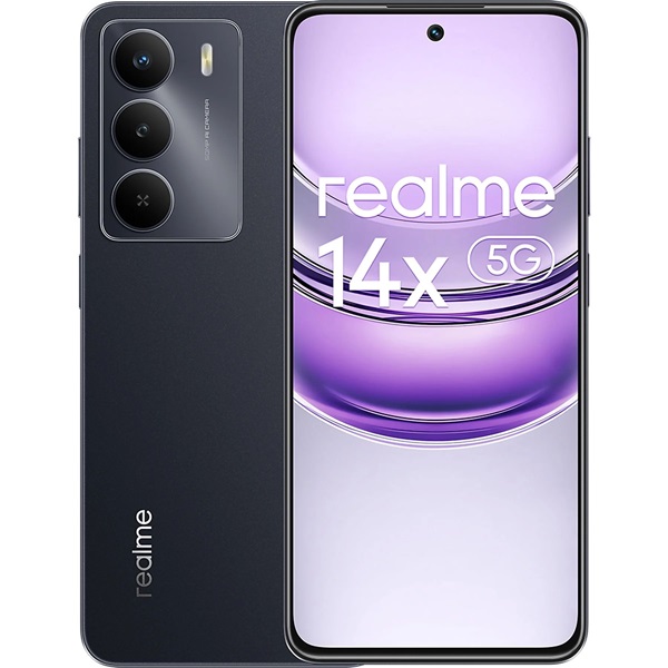 Realme 14X 6,67" 5G 6/128GB DualSIM fekete okostelefon (Újszerű)