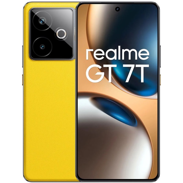 Realme GT 7t 6,8" 5G 12/256GB DualSIM sárga okostelefon