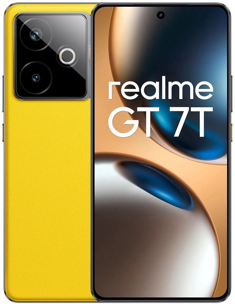 Realme GT 7t 6,8" 5G 12/256GB DualSIM sárga okostelefon