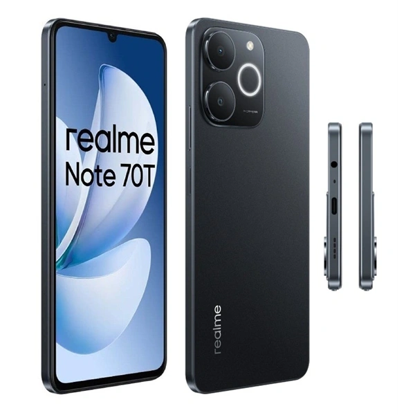 Realme Note 70T 6,74" LTE 4/256GB DualSIM fekete okostelefon