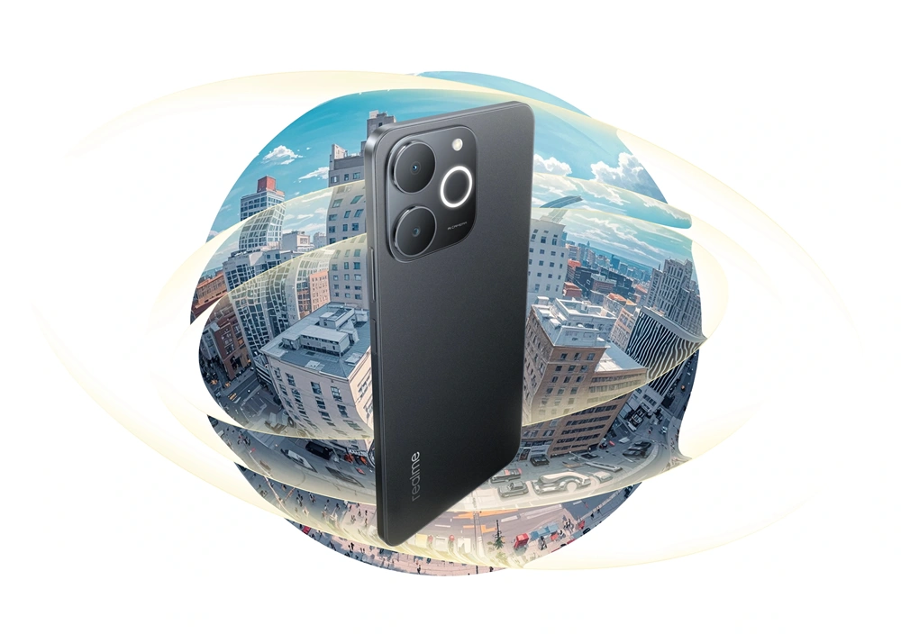 Realme Note 70T 6,74" LTE 4/256GB DualSIM fekete okostelefon