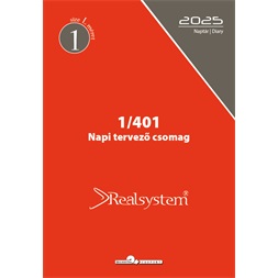 Realsystem 1/401 éves napi beosztású gyűrűs naptár kiegészítő