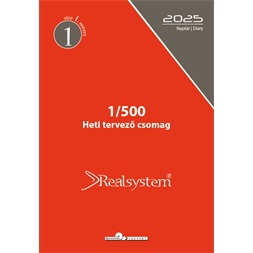 Realsystem 1/500 éves heti beosztású gyűrűs naptár kiegészítő